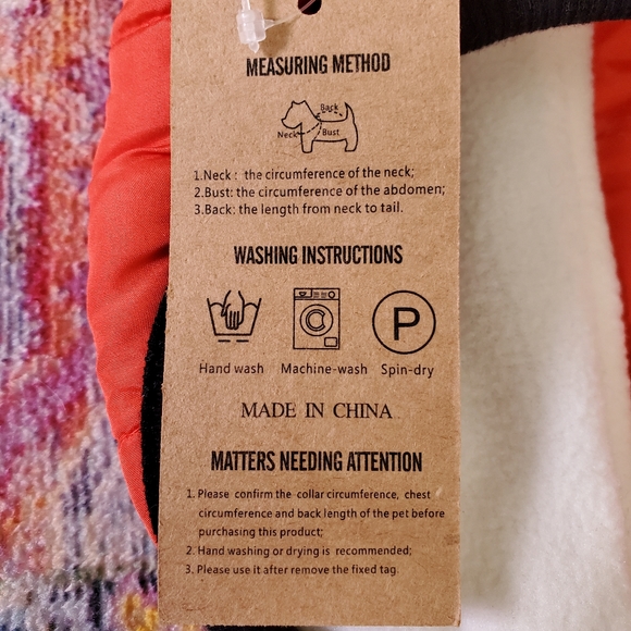 Dog Winter Coat  NWT. Small or XS pupper. - Picture 3 of 3